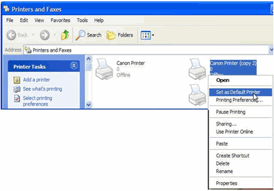 Canon printer offline 